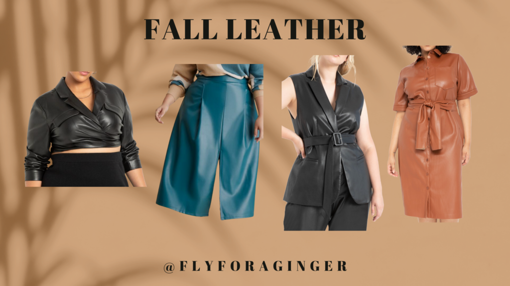 fall fashion leather