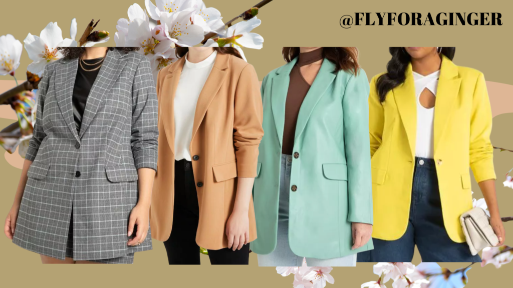 plus size spring jackets
