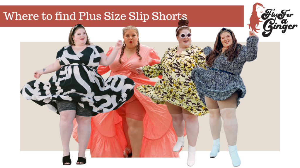 plus size slip shorts