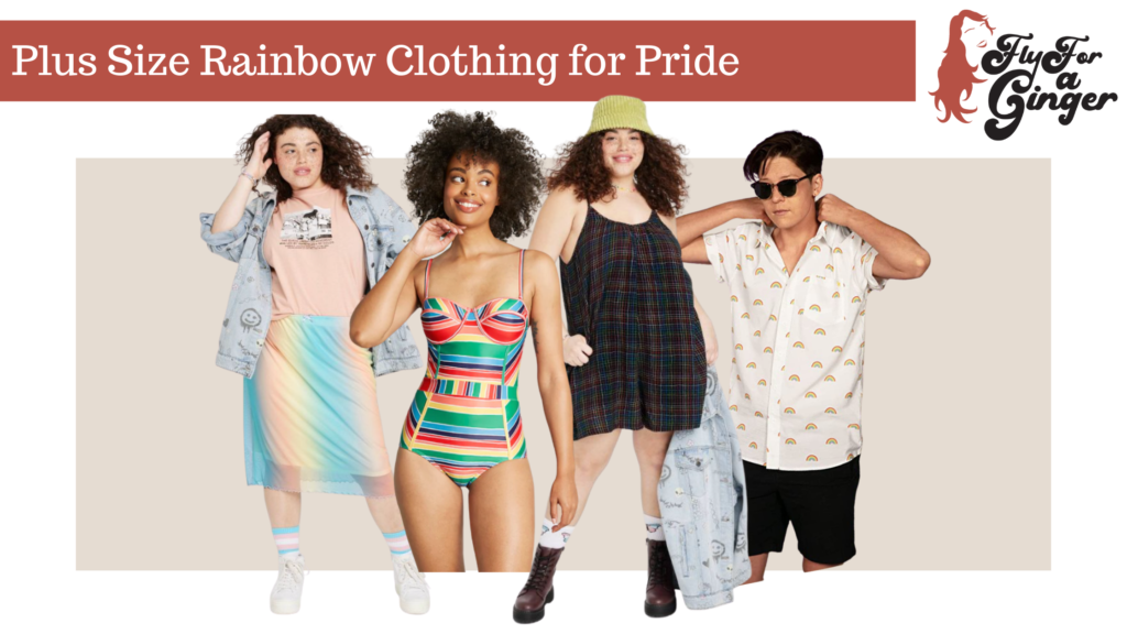 plus size rainbow clothing