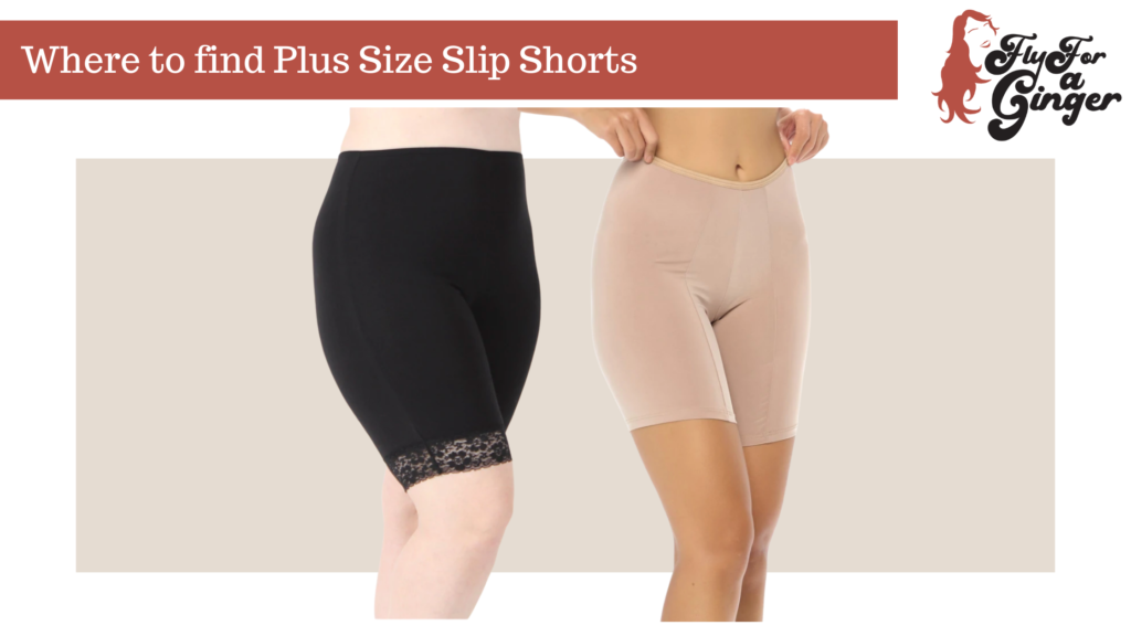 plus size slip shorts