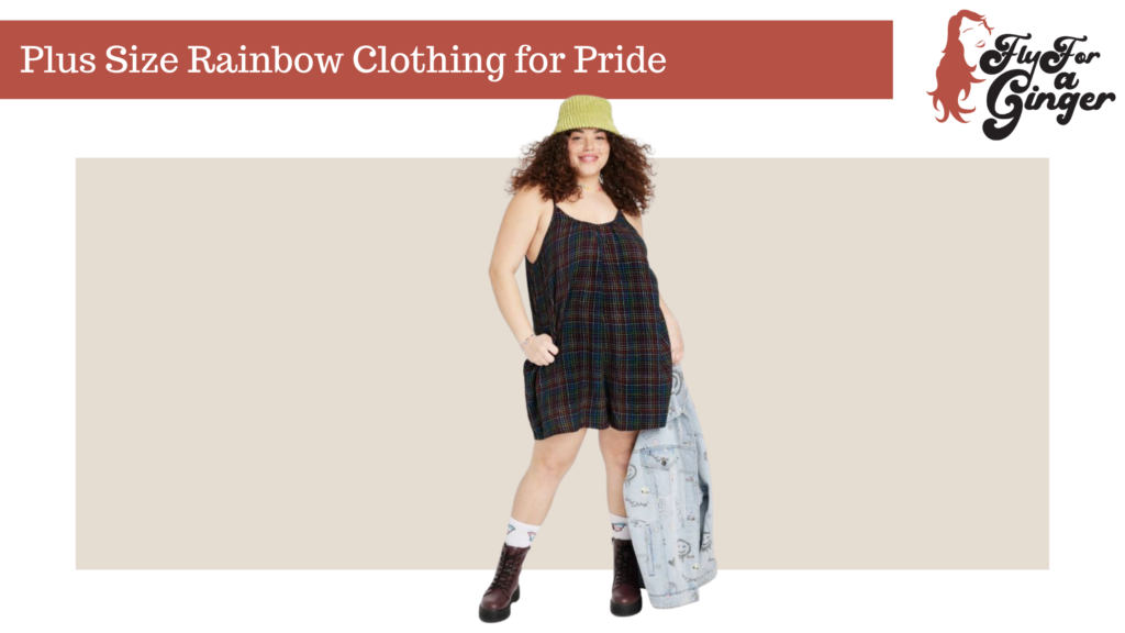 plus size rainbow clothing