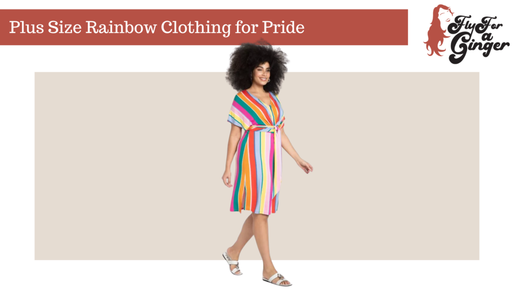 plus size rainbow clothing