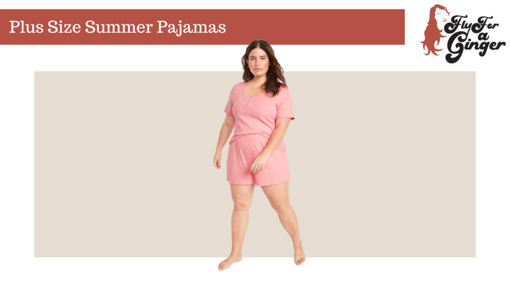 plus size summer pajamas