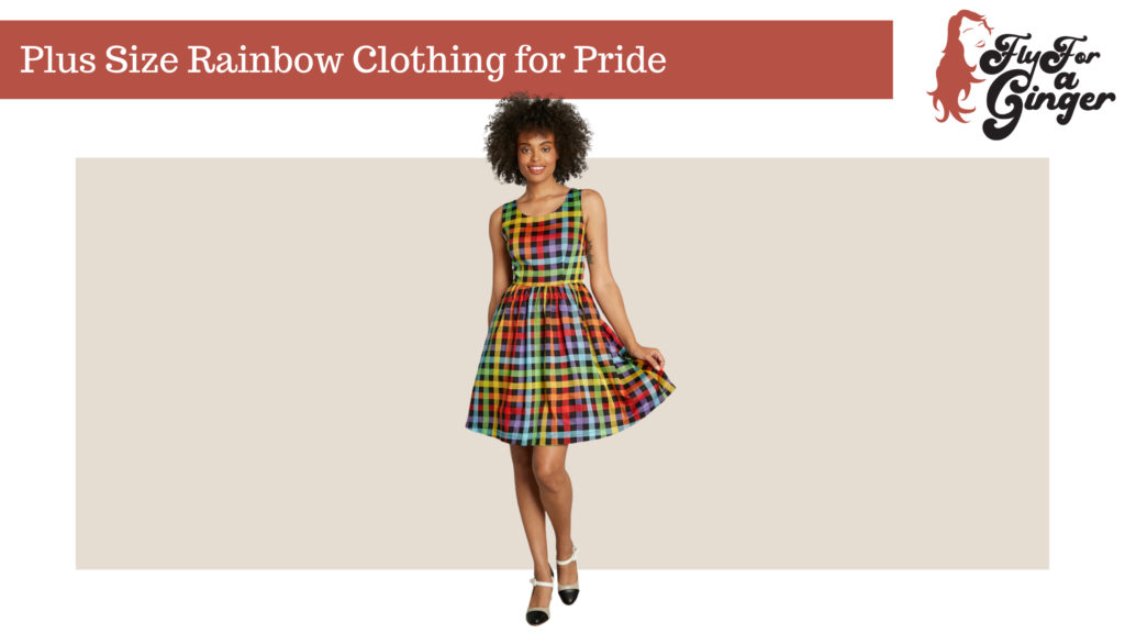 plus size rainbow clothing