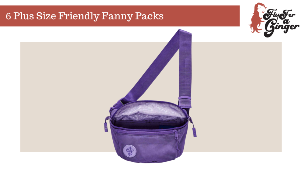 plus size friendly fanny packs