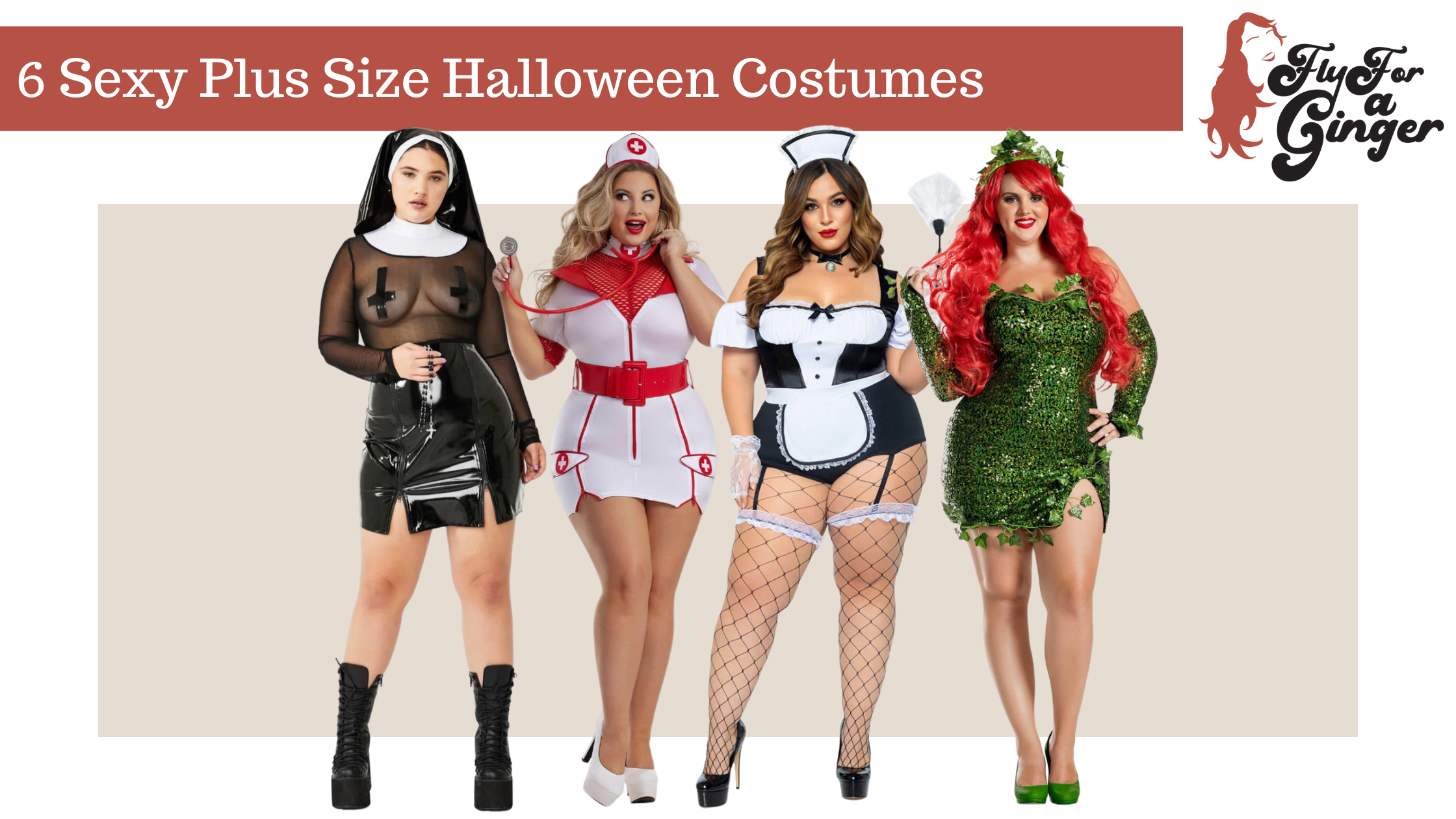 6 Sexy Plus Size Halloween Costumes // Sexy Halloween Costumes for
