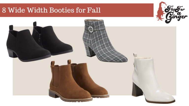 wide width fall booties