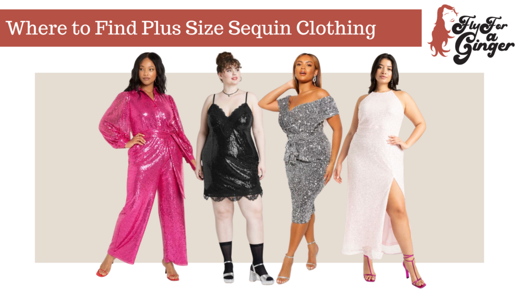 plus size sequin clothing