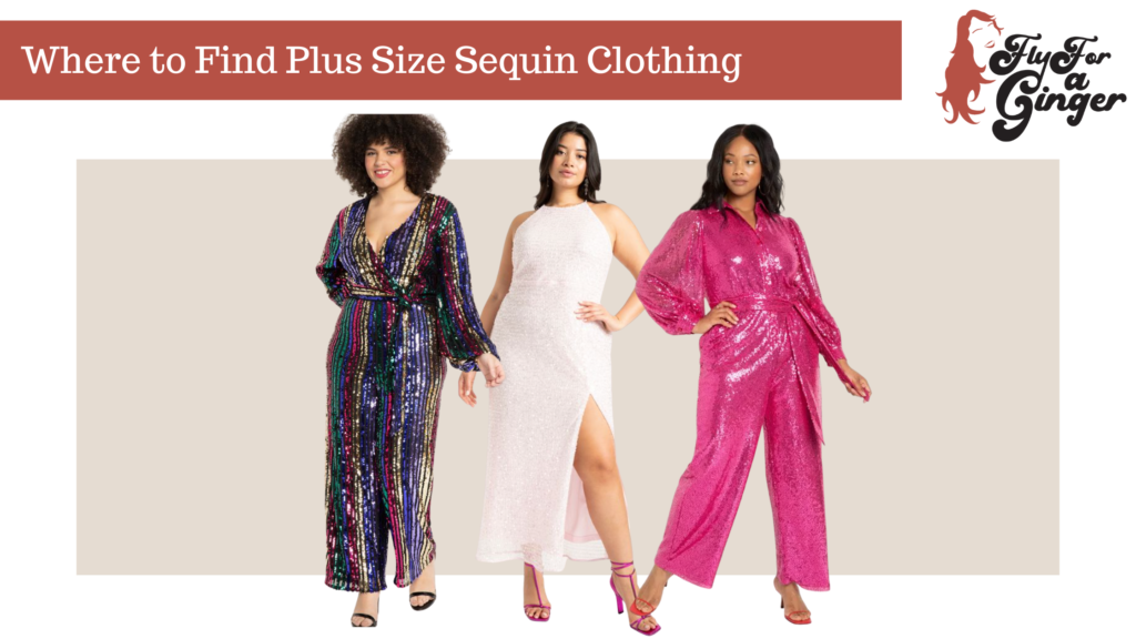 plus size sequin clothing