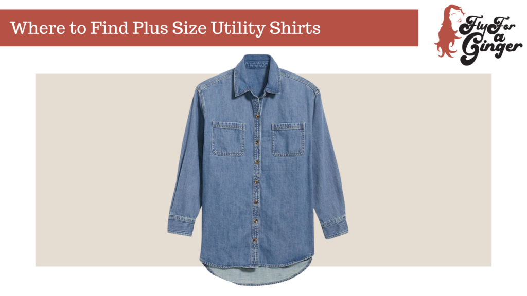 plus size utility shirts