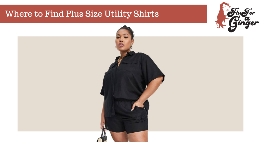 plus size utility shirts