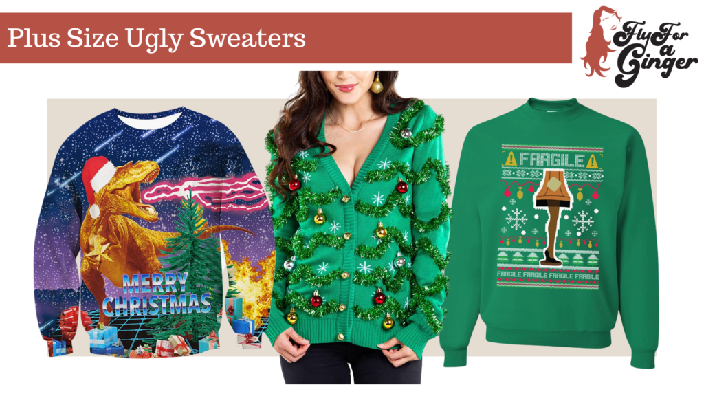 plus size ugly sweaters