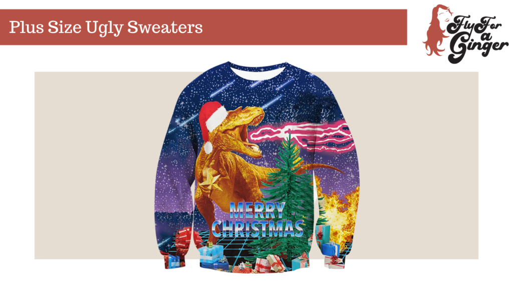 plus size ugly sweaters