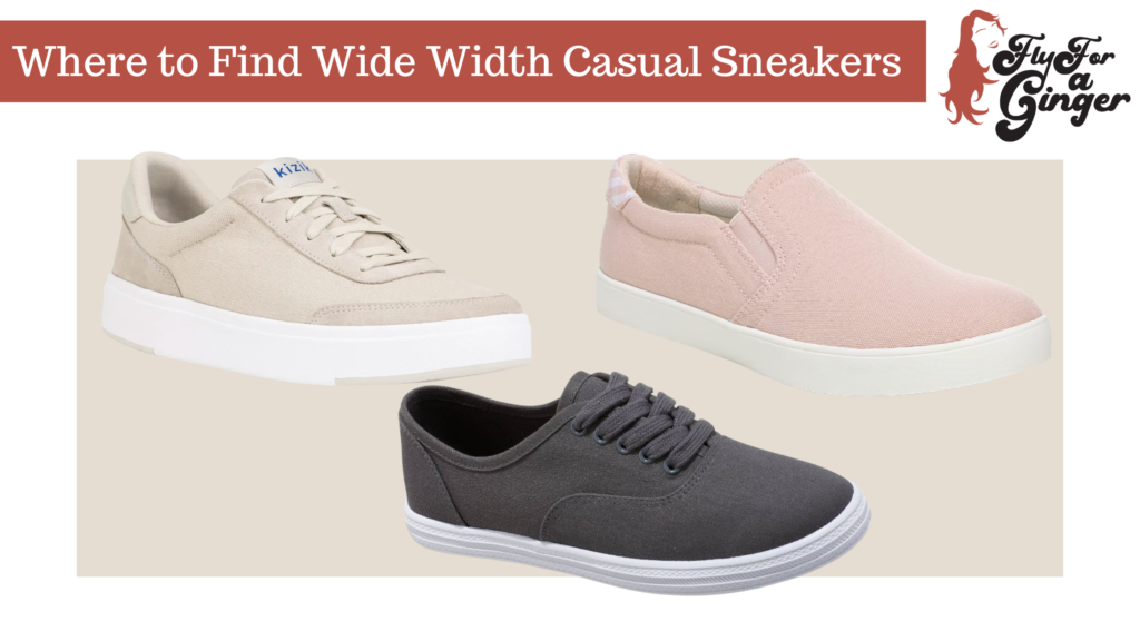 wide width casual sneakers