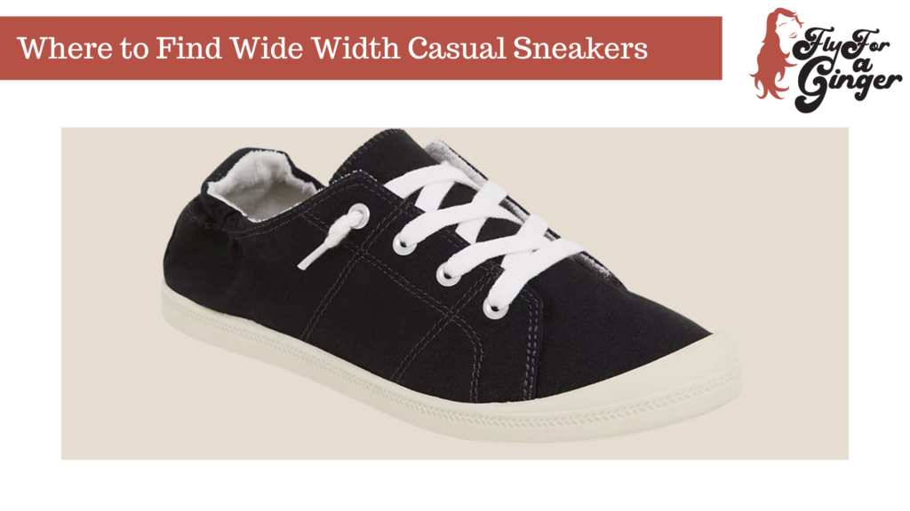 Where to Find Wide Width Casual Sneakers // Sneakers for Wide Feet