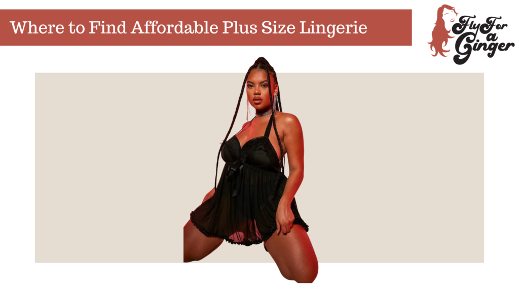 affordable plus size lingerie