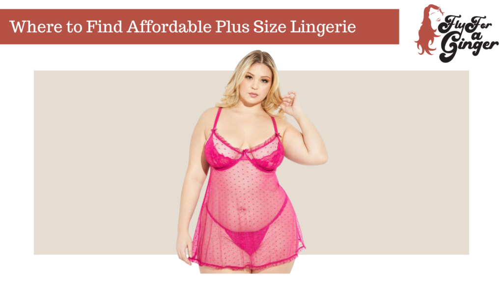 affordable plus size lingerie