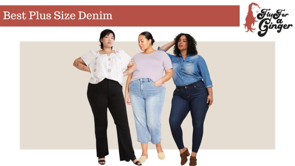 plus size denim