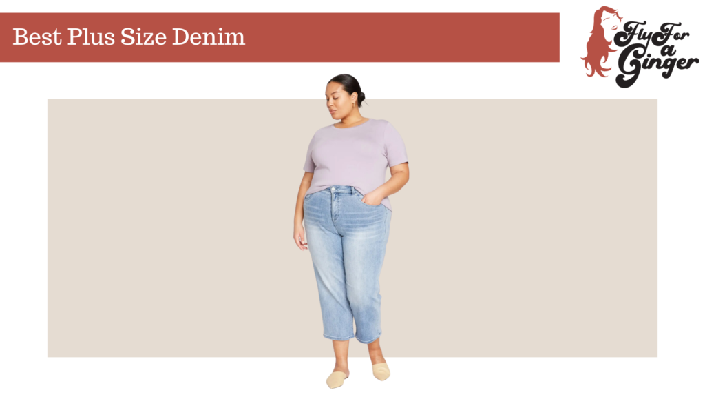 plus size denim