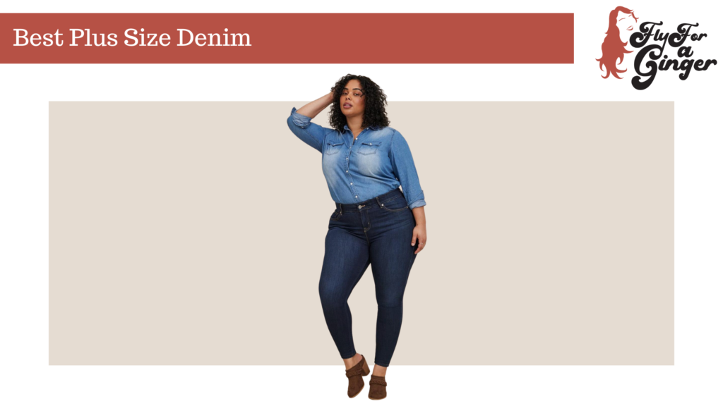 plus size denim