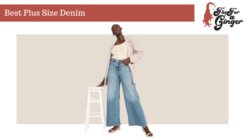 plus size denim