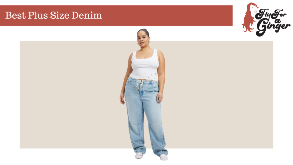 plus size denim