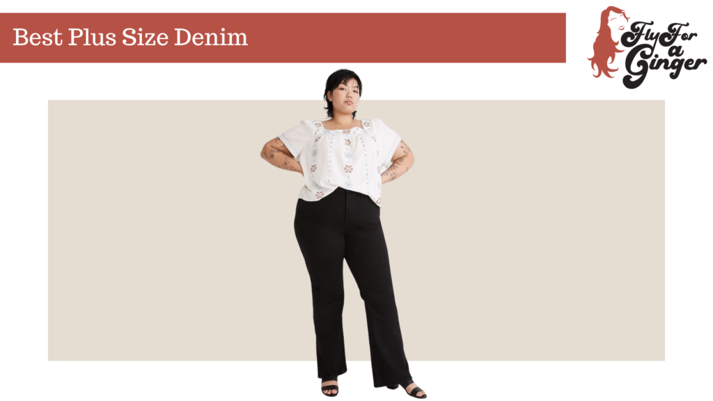 plus size denim