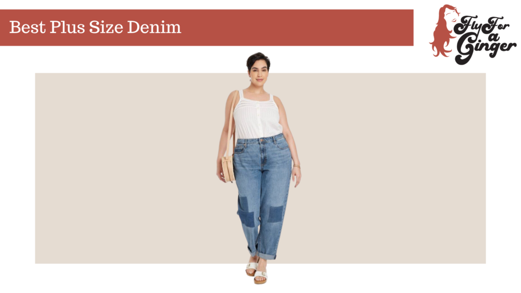 plus size denim