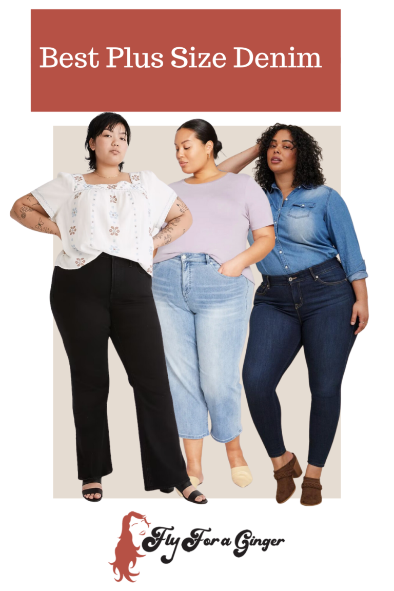 plus size denim