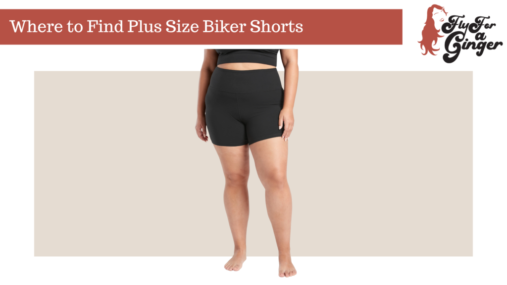 plus size biker shorts