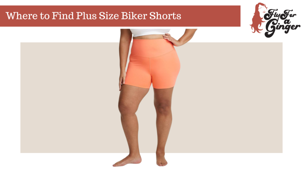 plus size biker shorts