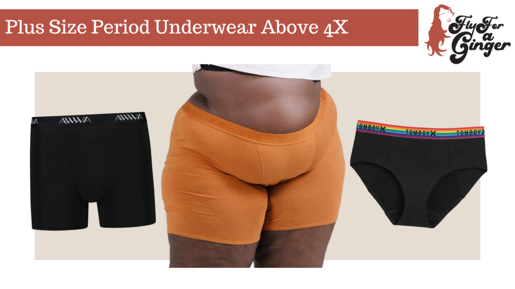Where to Find Plus Size Period Underwear // Plus Size Period Underwear  Above 4X 