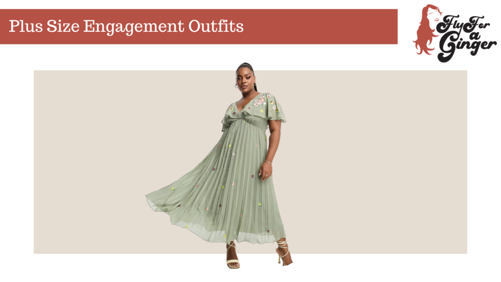 plus size engagement outfits