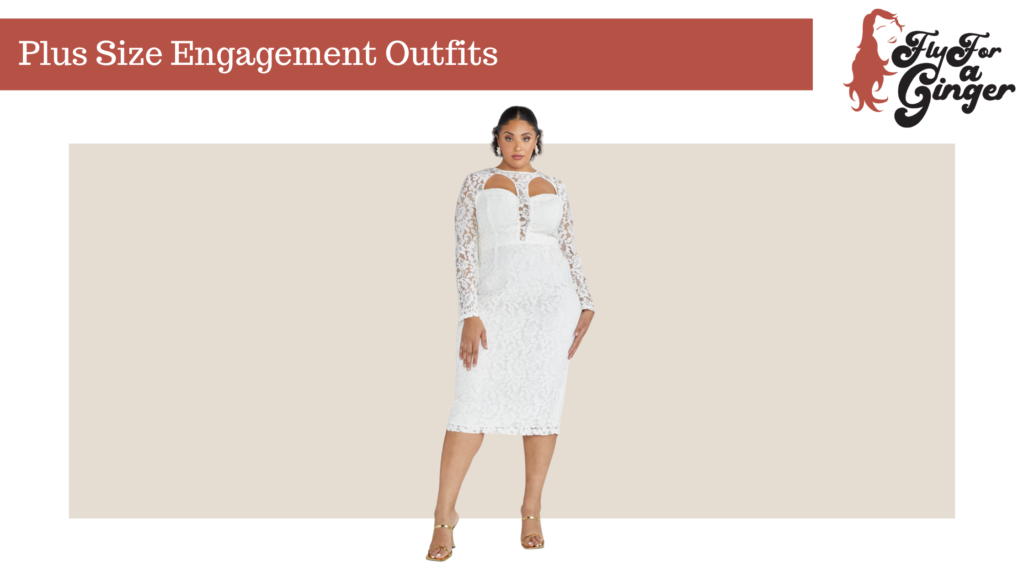 plus size engagement outfits