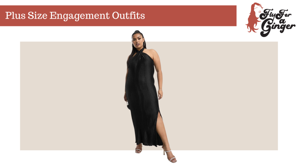 plus size engagement outfits