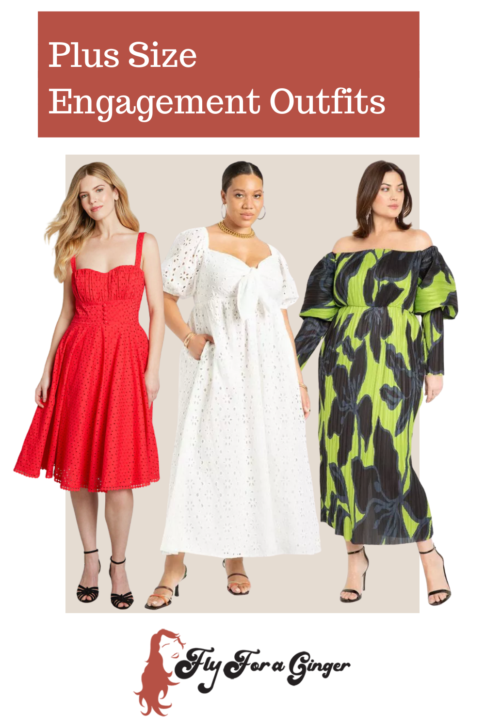 Plus Size Engagement Outfits // Engagement Outfits for Plus Size
