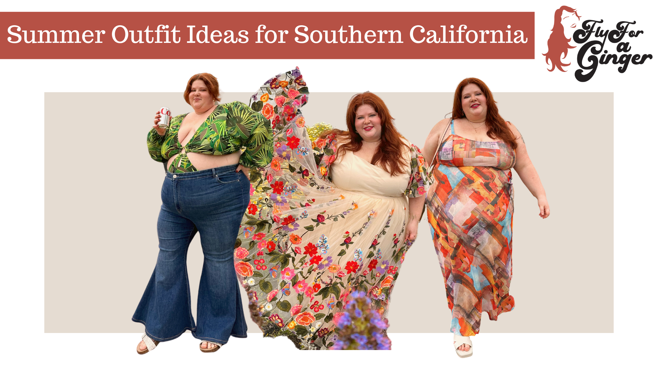 Summer Outfit Ideas for Southern California // Plus Size Outfits
