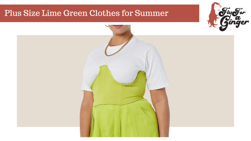 plus size lime green