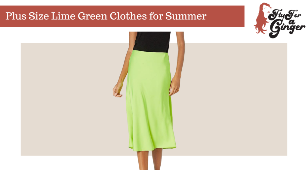 plus size lime green