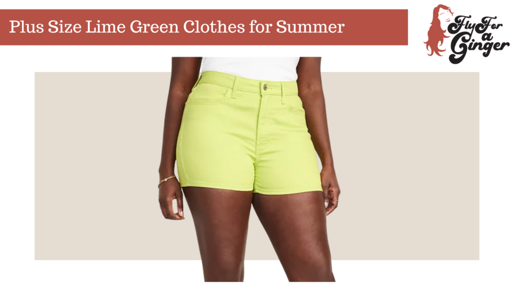 plus size lime green