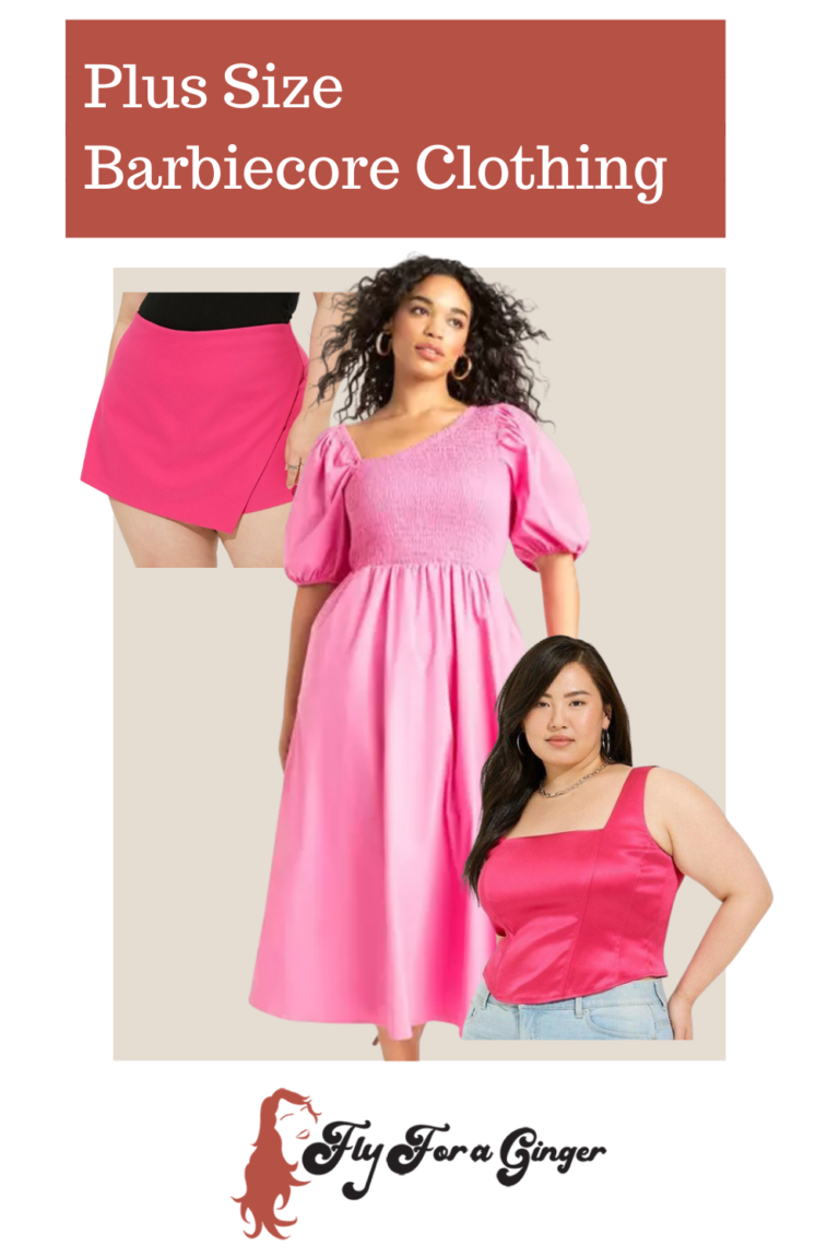 plus size barbiecore