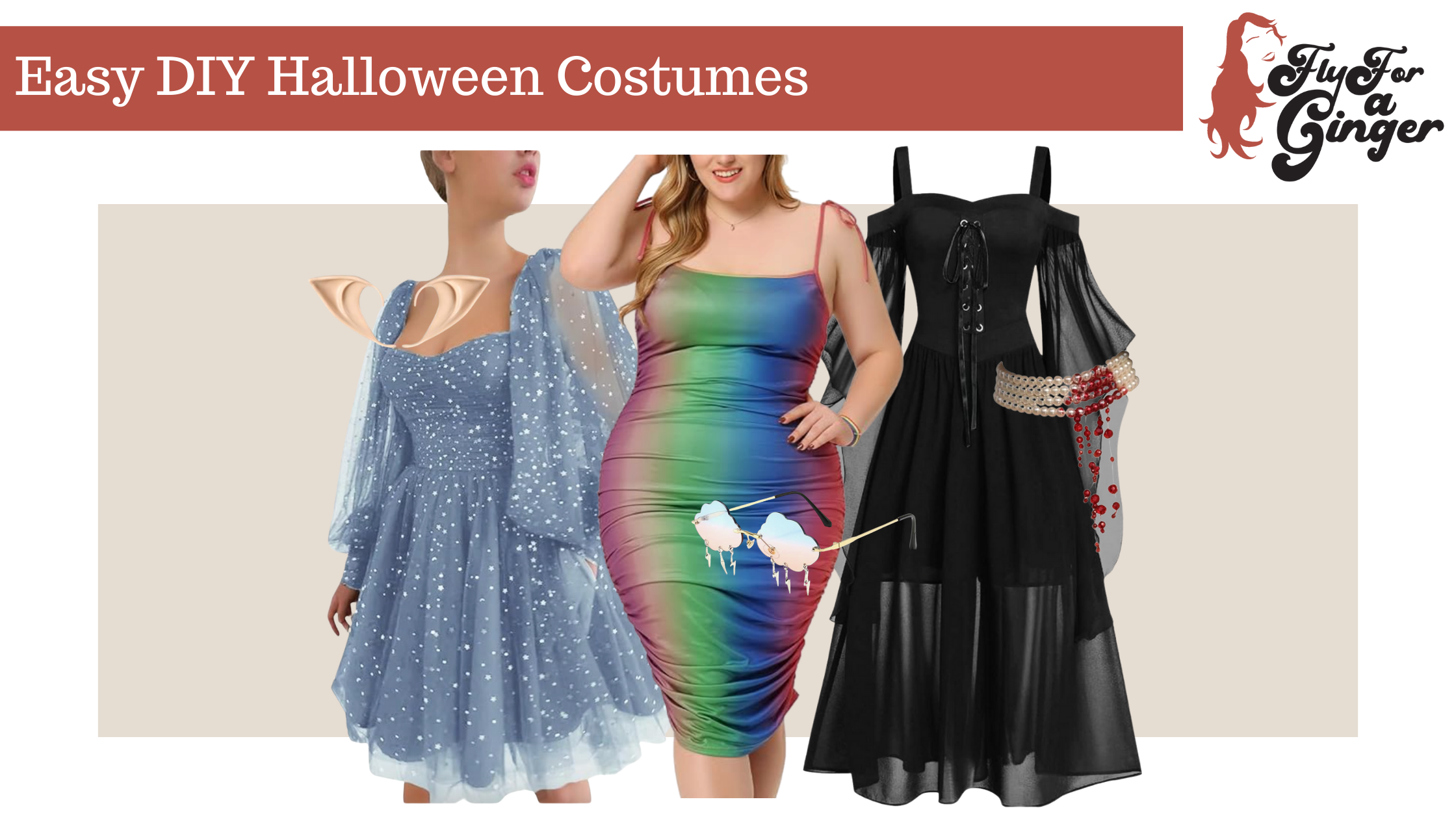 Easy DIY Halloween Costumes // Plus Size Amazon Halloween Costumes -