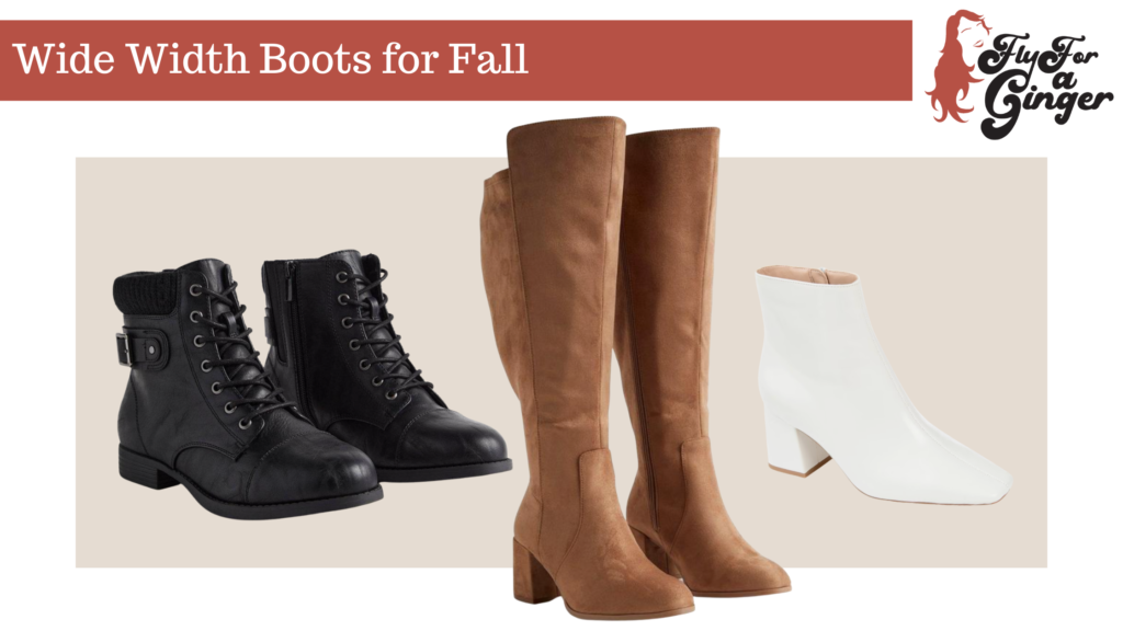 Wide Width Boots for Fall // Plus Size Boots in Wide Width