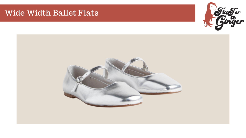 wide width ballet flats