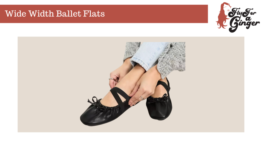 wide width ballet flats