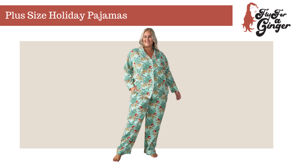 plus size holiday pajamas
