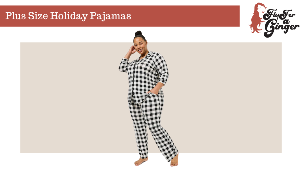 plus size holiday pajamas