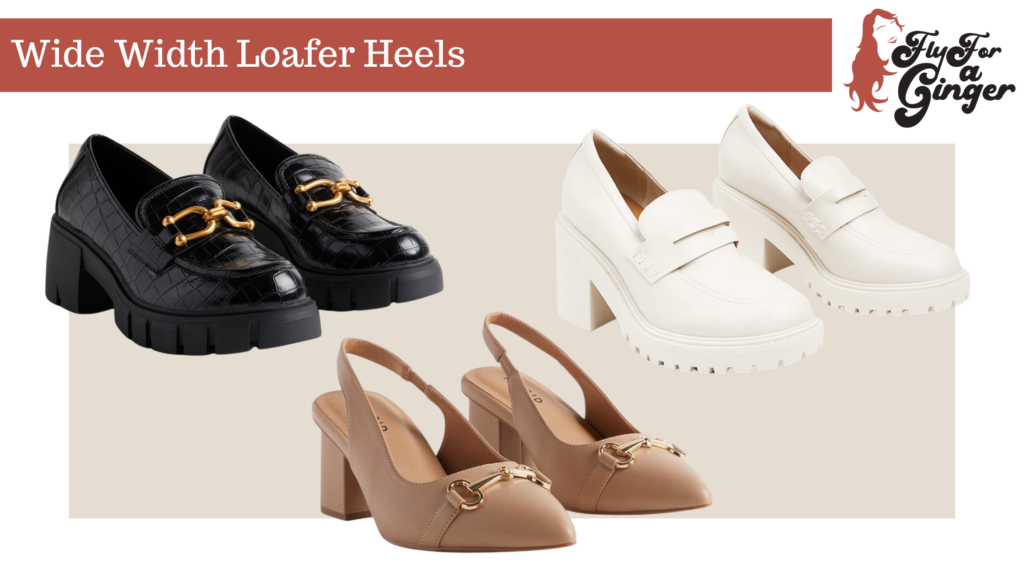 Wide Width Loafer Heels // Where to Find Loafer Heels for Wide Feet