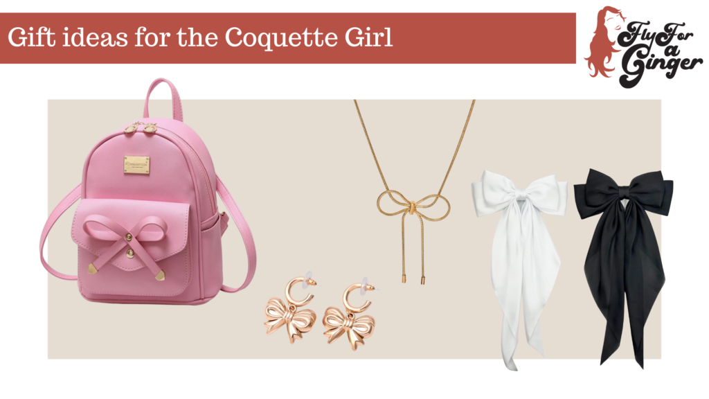 Gift ideas for the Coquette Girl // Bow accessories for the Ballerina Aesthetic